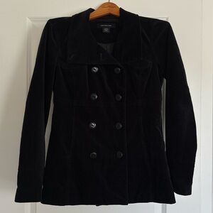 Calvin Klein Jeans Black Double-Breasted Peacoat